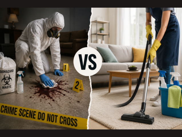 Crime Scene Cleanup VS Deep Cleaning