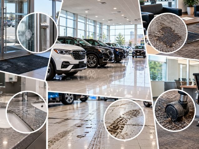 Hardest Cleaning Spots In Car Dealerships