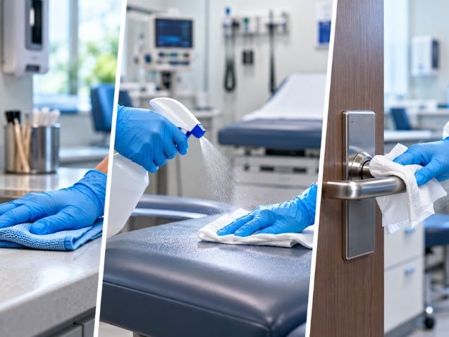 Cleaning vs. Sanitizing vs. Disinfecting For Medical Cleaning